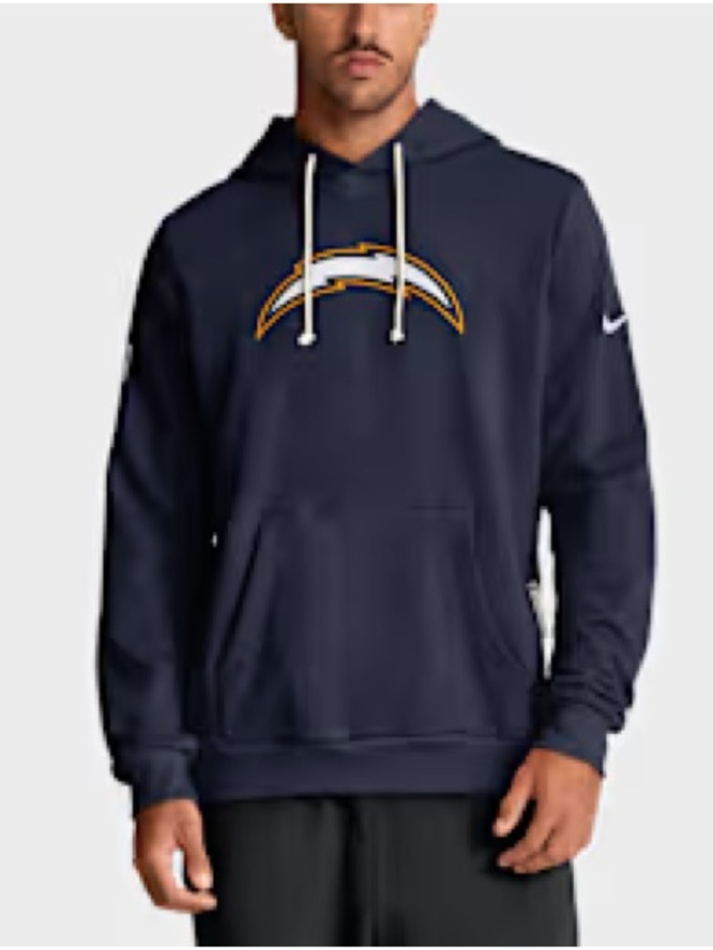Nike Los Angeles Chargers Therma-FIT Hoodie Men’s Medium Navy NFL